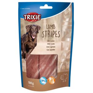 Snack Premio para Perro Lamb Stripes, 100 g