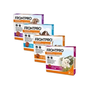 Frontpro antiparasitario comprimidos masticables para perro