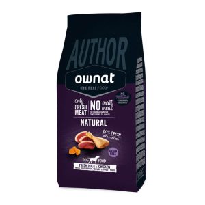 Pienso Sin Cereales Ownat Author Grain Free Fresh Pato & Pollo (Perro)