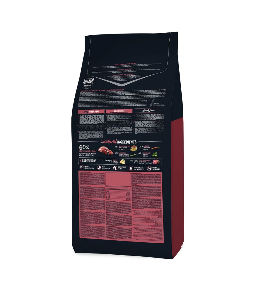 Pienso Ownat Author Fresh de cordero y cerdo (perro) - Imagen 2