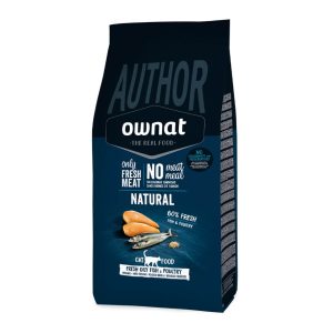 Ownat Author Pescado Oleoso y Aves Frescas para Gato