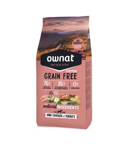 OWNAT GRIN FREE PRIME MINI CHICKEN&TURKEY (DOG)