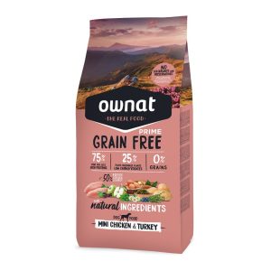 OWNAT GRIN FREE PRIME MINI CHICKEN&TURKEY (DOG)
