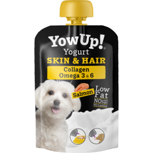 Yowup Salmón – Yogures sin lactosa y con probioticos. Skin & Hair perros