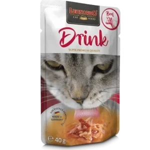 Caldo para gatos adultos (LEONARDO Drink de Ternera)