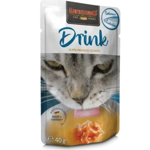 Caldo para gatos adultos  (LEONARDO Drink de Salmón)