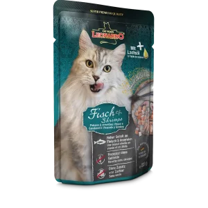 Cómida Húmeda para Gato (LEONARDO Menú de Pescado + gambas)
