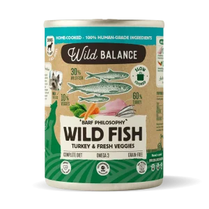 Lata de Pescado y Pavo para perros 400g - Filosofía BARF