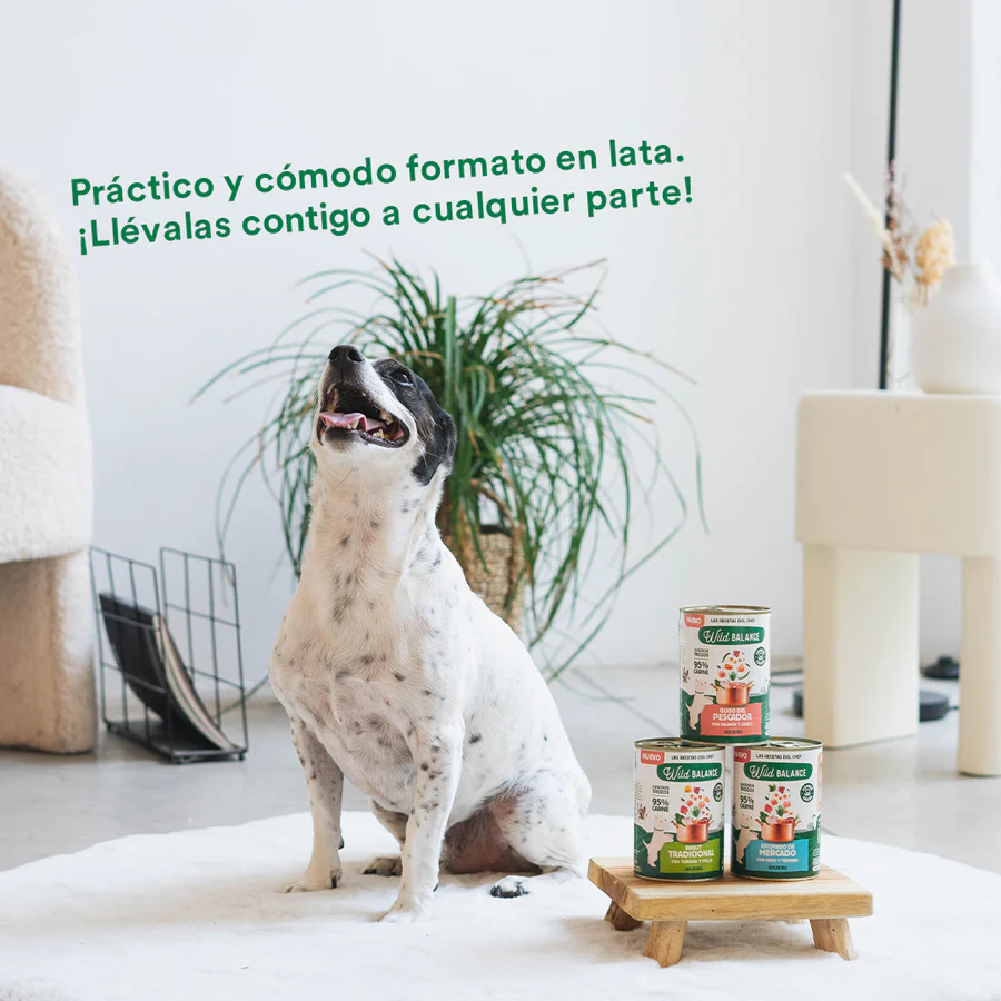 Lata de Estofado de Mercado con Pavo y Ternera para Perros 400gr - Imagen 4