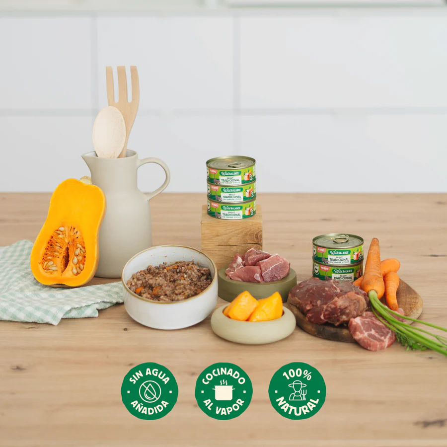 Lata de Ragut Tradicional de Ternera y Pollo para Gatos 80gr - Imagen 3