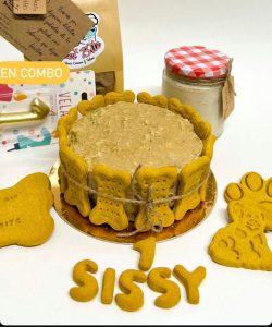 Tarta de celebración para perro