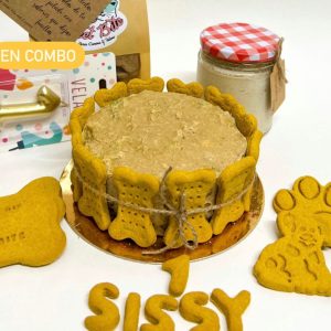 Tarta de celebración para perro