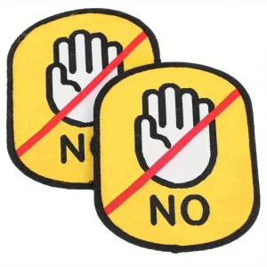 PARCHE DE ADVERTENCIA "NO TOCAR" PARA PERRO