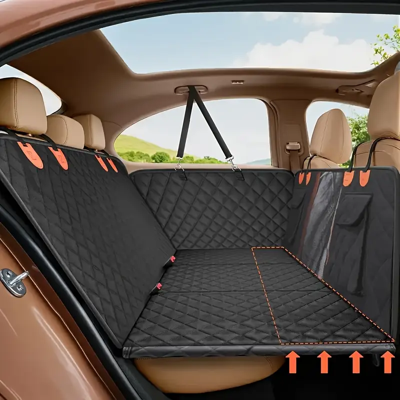 Funda protectora con base rigida de coche para perro