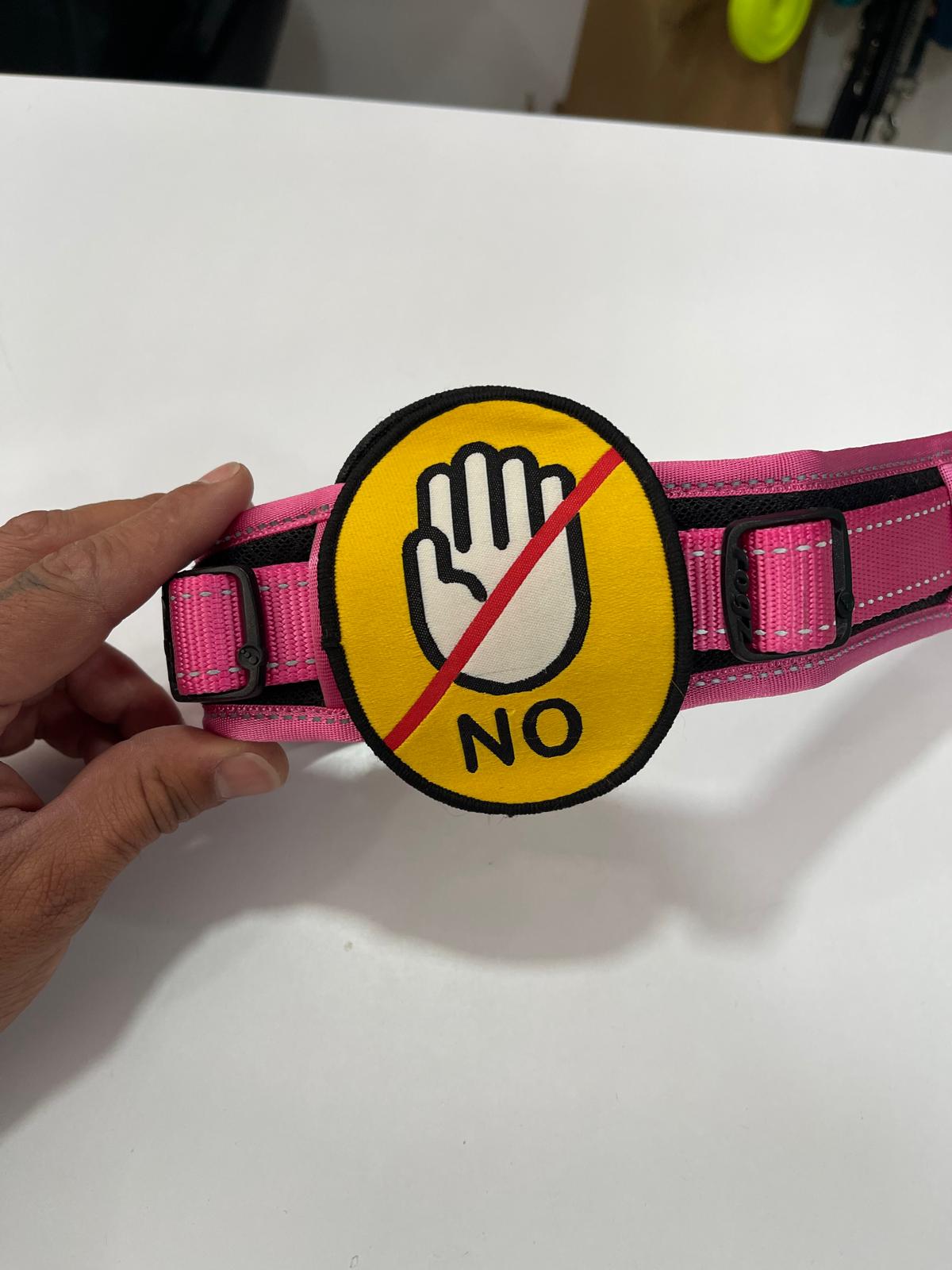 PARCHE DE ADVERTENCIA "NO TOCAR" PARA PERRO - Imagen 6