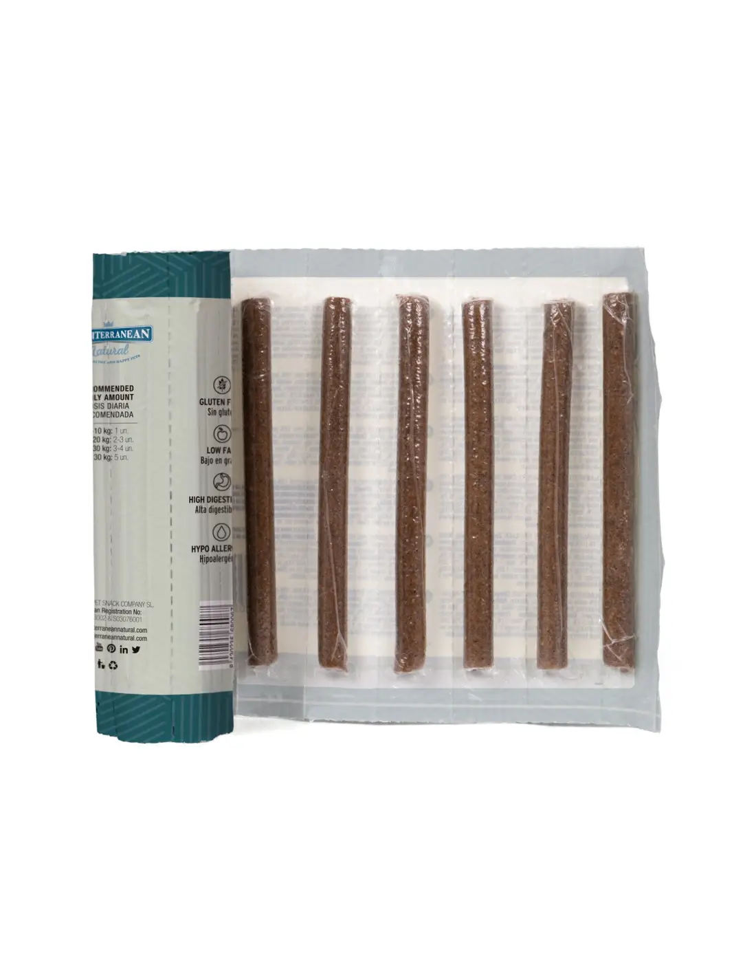 Sticks Serrano de pato para perros - 16 barritas